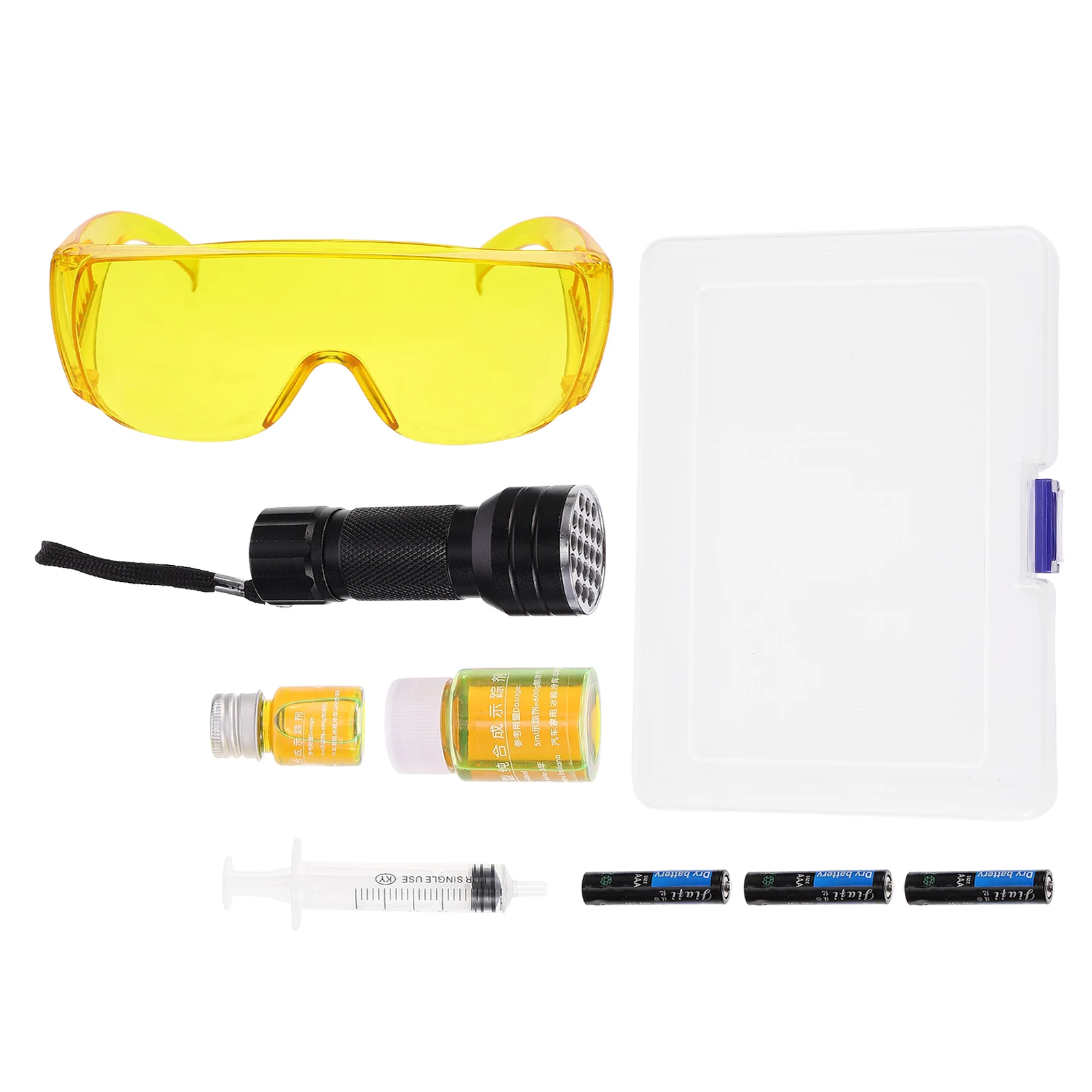 

1 Set Car Air Conditioner Leak Detector Air Conditioner Leak Test Flashlight Kit