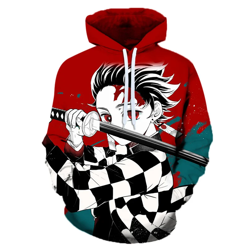 

Hoodie Demon Slayer Men Nezuko Zenitsu 3D Print Casual JUMP COMICS Harajuku Japan Anime Hoodie Oversized Tops