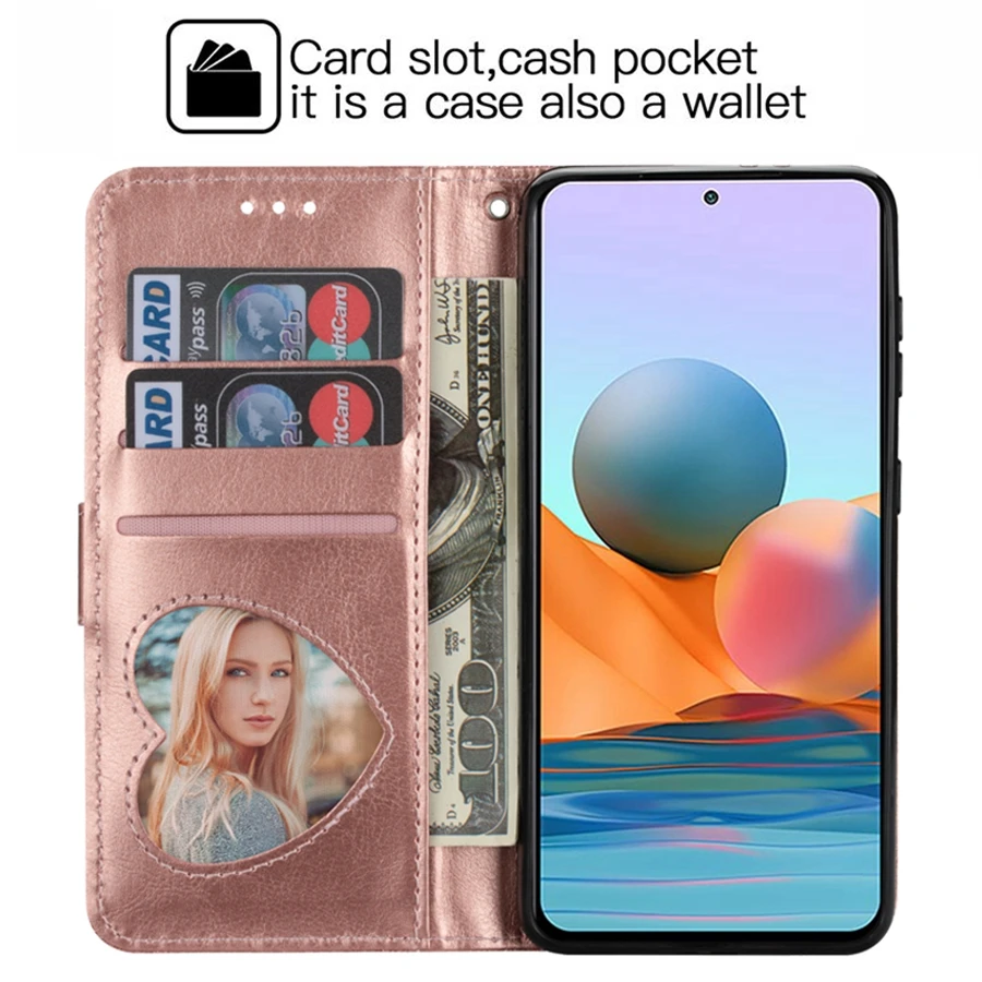 Wallet Glitter Leather Case For Xiaomi Redmi Note 11 Pro 10 Pro 9 Pro 8 10C 9A 9C 9T Poco X3 X4 X5 Pro M5 C40 11T 12 Lite 12T