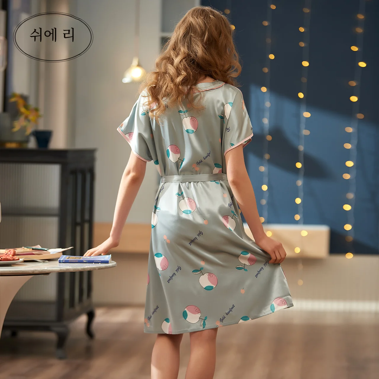 Новинка 2024 Летняя шелковая ночная рубашка Xueli Женская домашняя одежда юбки с