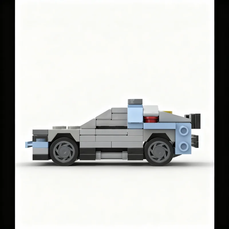 103 шт. MOC City Champions I Shrunk 77256-1 BTTF DeLorean Модель из строительных блоков, архитектурная игрушка, подарок на Рождество, день рождения, художественная идея (art.: 3920dd057192c) - 3920dd057192c