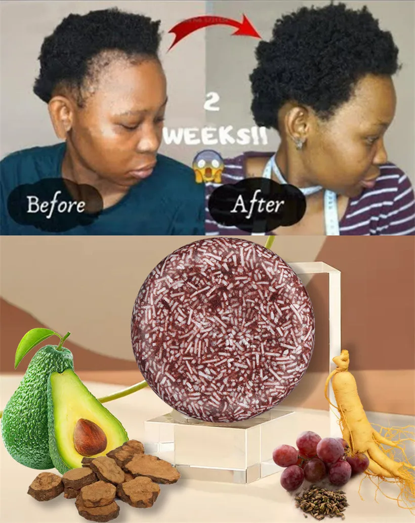 

60g Combining Africa Chad Chebe Powder Local Ingredients with Modern Craftsmanship 2 Month Super Fast Hair Growth Shampoo