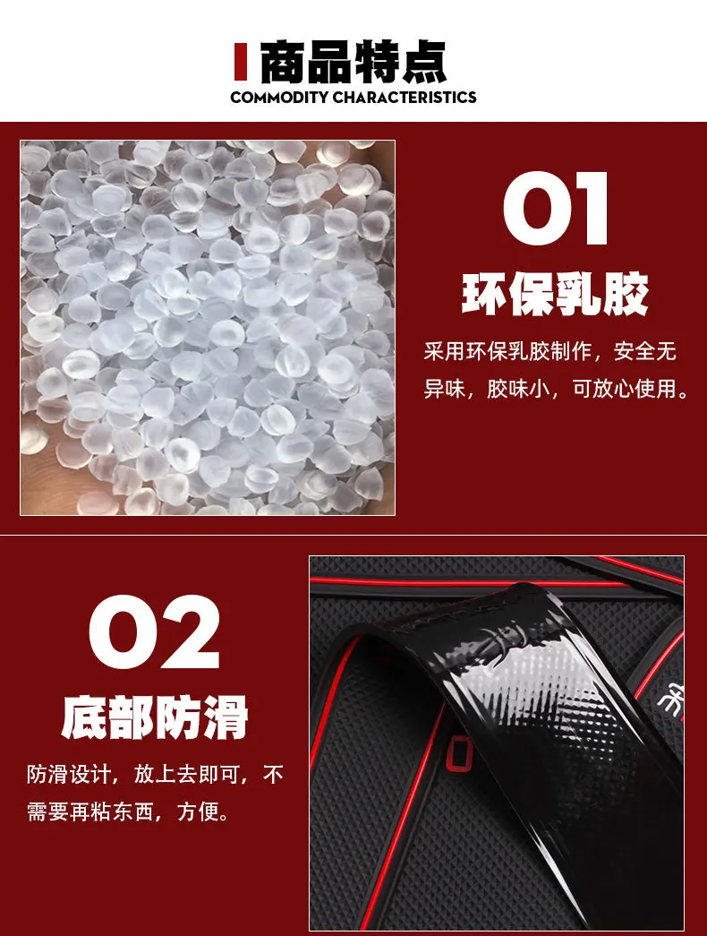 Для BYD Song Pro Dmi 2022-2024 коврики с пазом для межкомнатной двери автомобиля коврик