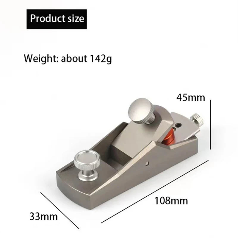 

Aluminum alloy Mini Hand Planer Woodworking Planer European Flat Plane Bottom Edge Wood Trimming Plane DIY Carpenter Tools
