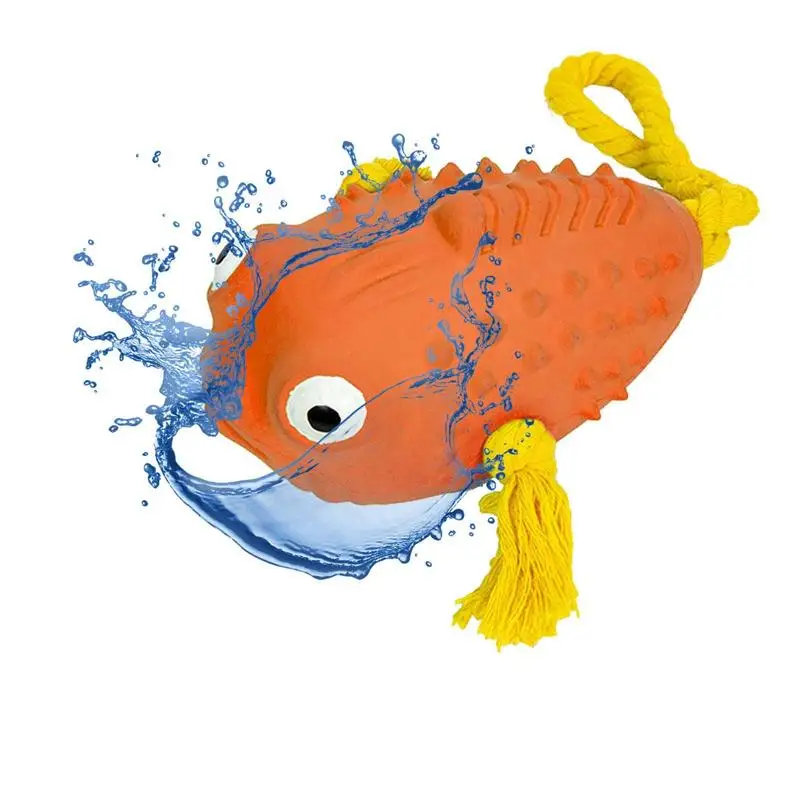 For Puppies Squeaky Dog Chew Toys Fish Toy Clown Fish Shape Puppy Toys Dog Chew Toy Small Medium Dogs Oral Care