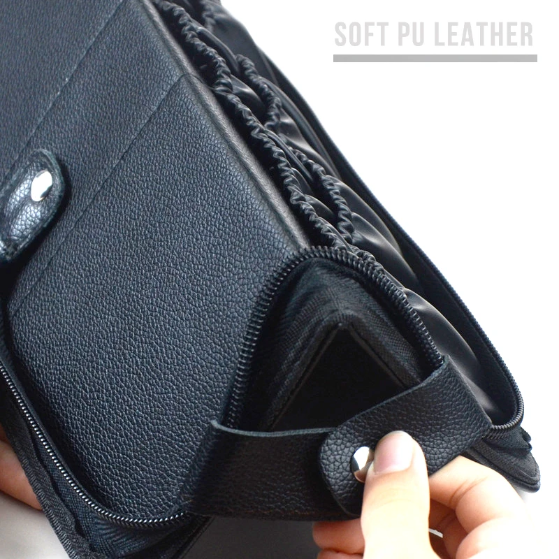 Сумка-органайзер для кистей макияжа профессиональный держатель из