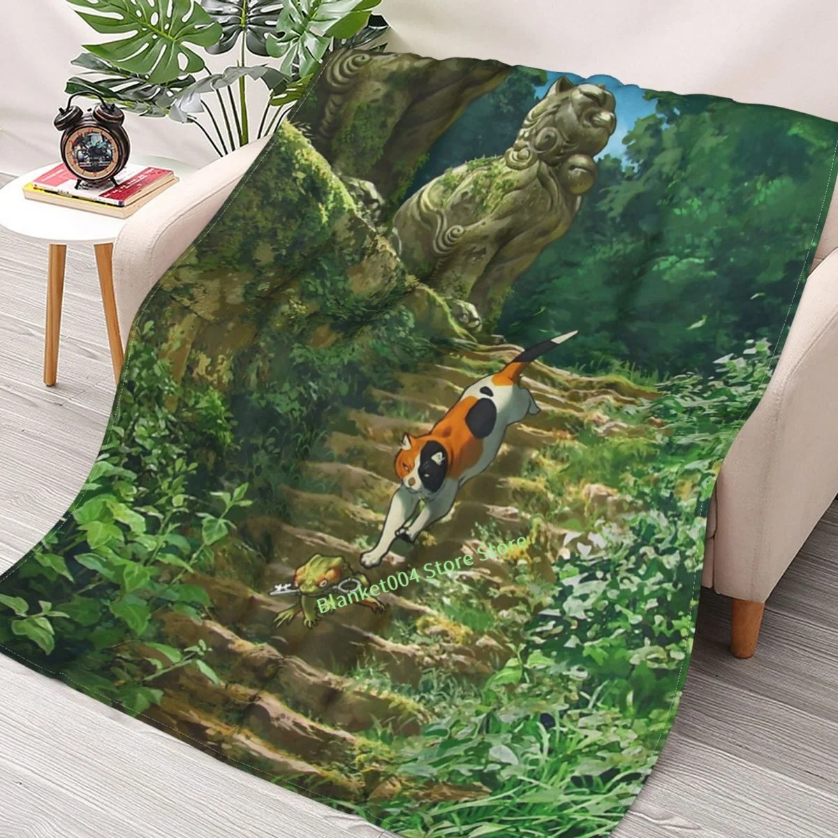 

Calico Throw Blanket 3D printed sofa bedroom decorative blanket children adult Christmas gift