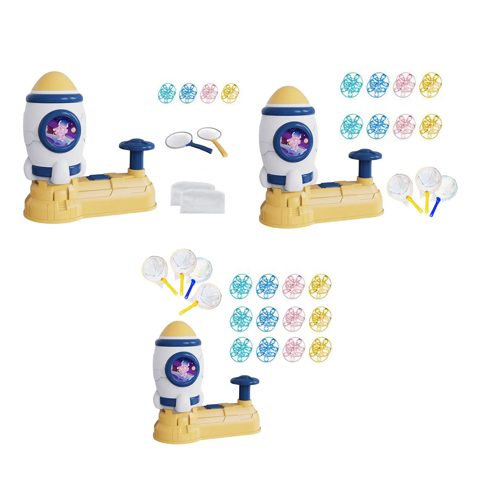 

Fly Disc Launcher Garden Yard Activity Game Play Rocket Toy Outdoor Toy Stomp Launch Pad for Children Family Gifts
