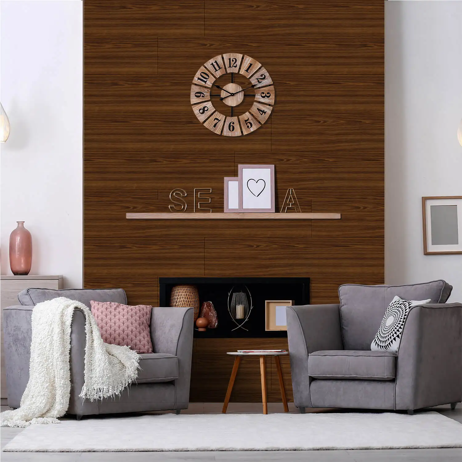 Wood Grain Sticker Self-Adhesive Waterproof Home Multifunctional Wallpaper Floor Wall Decoration Cabinet Desktop Renovation |