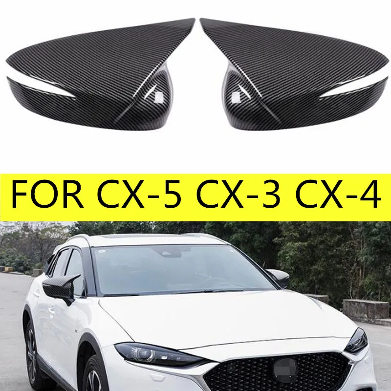 For Mazda CX-3 2016 2017 2018 2019 CX-5 2015 2016 Auto Wing Door Side Mirror Shell Housing Lid Outside Rearview Mirror Cover Cap