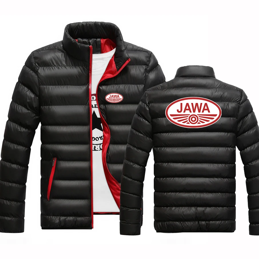 Осень-зима 2023 мужские спортивные куртки с логотипом мотоцикла JAWA удобные для