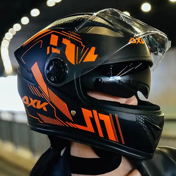 

Men Women Motorcycle Racing Helmet Shock Absorption Flip Up Winter Warm Full Face Helmet For Motorbike