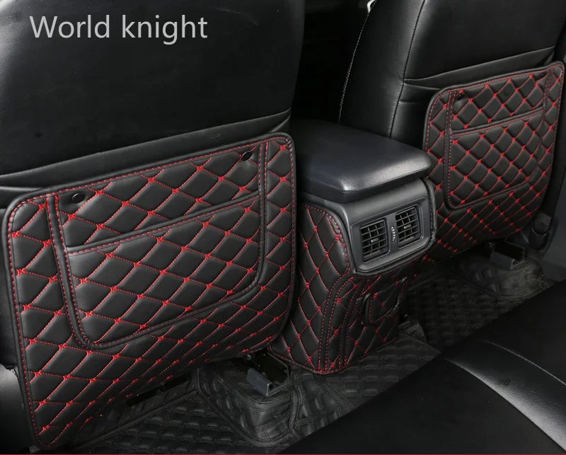 

Car seat back anti-kick pad for Toyota RAV4 XA50 5th 2020 2021 seat rear anti-kick leather upgrade pad interior accessories