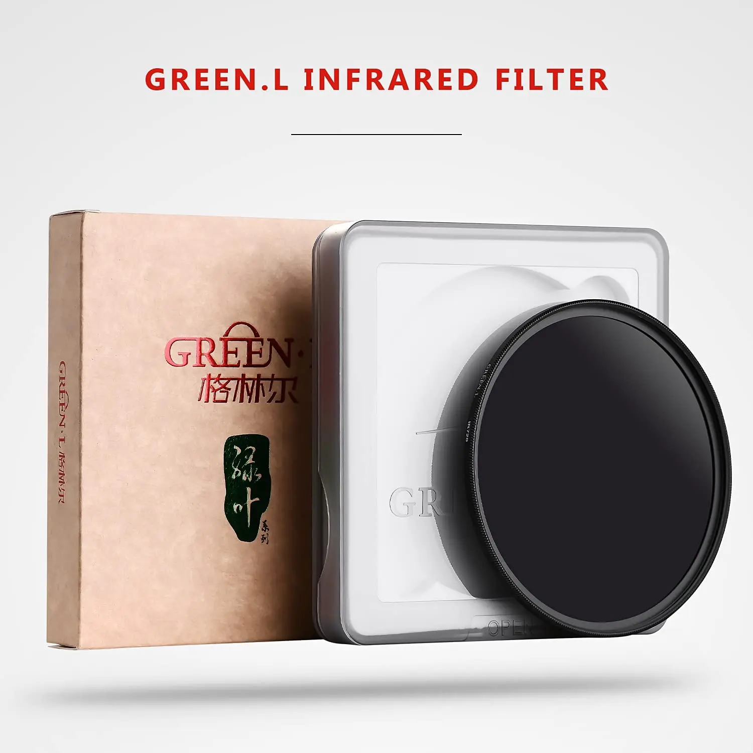 

GREEN.L Infrared Filter 77mm IR 720nm X-Ray Filter Optical Glass Filter