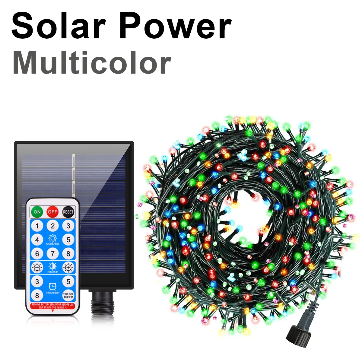 

Солнечные гирлянды LED 328 футов 8 режимов