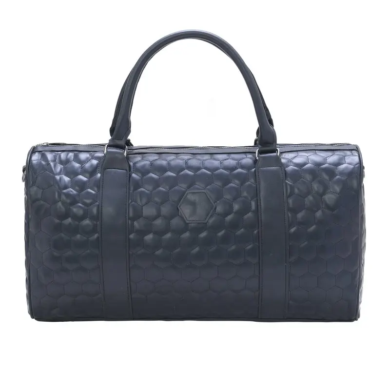 Luxury Women's Quilted Leather PU Weekender Travel Duffel Bag