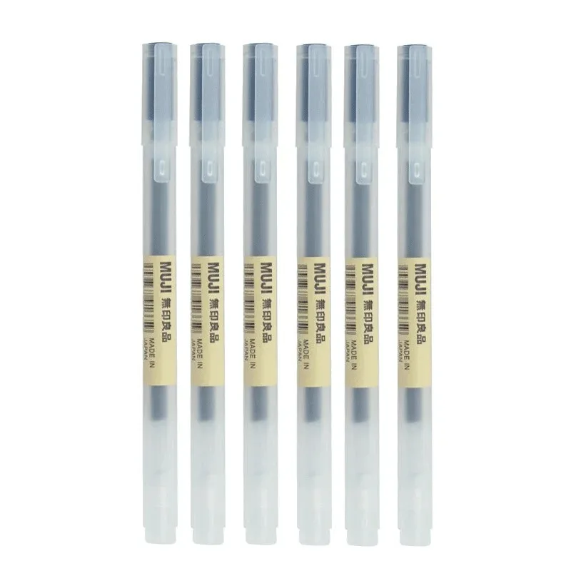 

Kawaii MUJI Гелевые ручки 3/6 шт., черный/красный/синий