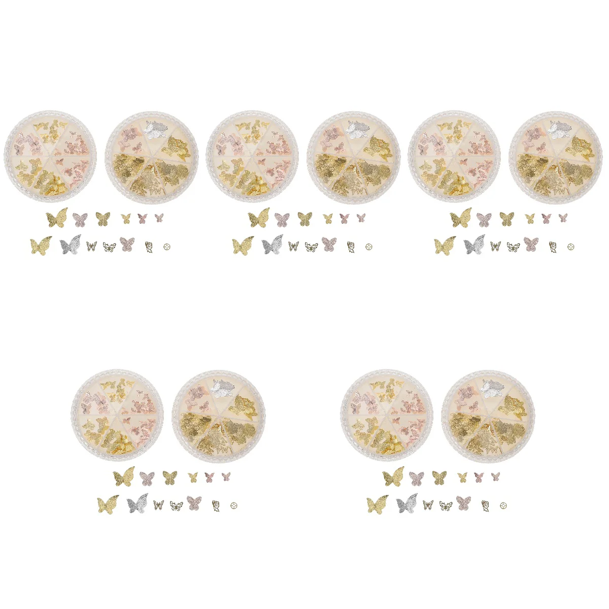 

10 Boxes Butterflies Nail Charms Nail Decors Nail Jewelry Manicure Decor