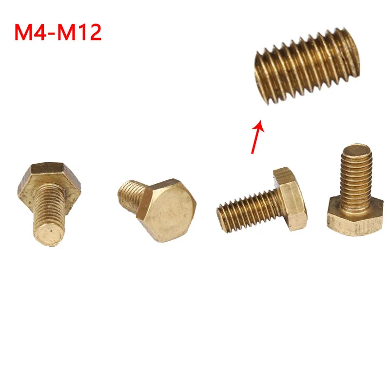

1-10 шт., винты с шестигранной головкой из меди