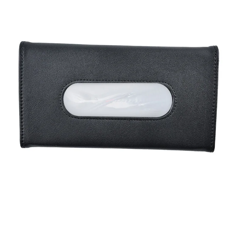 

Car Tissue Box Pu Meterial Strap Design 3 Colour To Choose Paper Napking Case Serviette Holding Auto Interior Storage Decaration