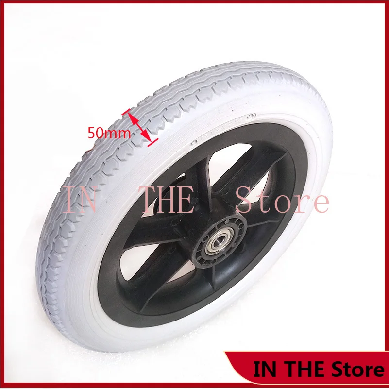 12-дюймовое полиуретановое колесо профессиональное заднее для инвалидной