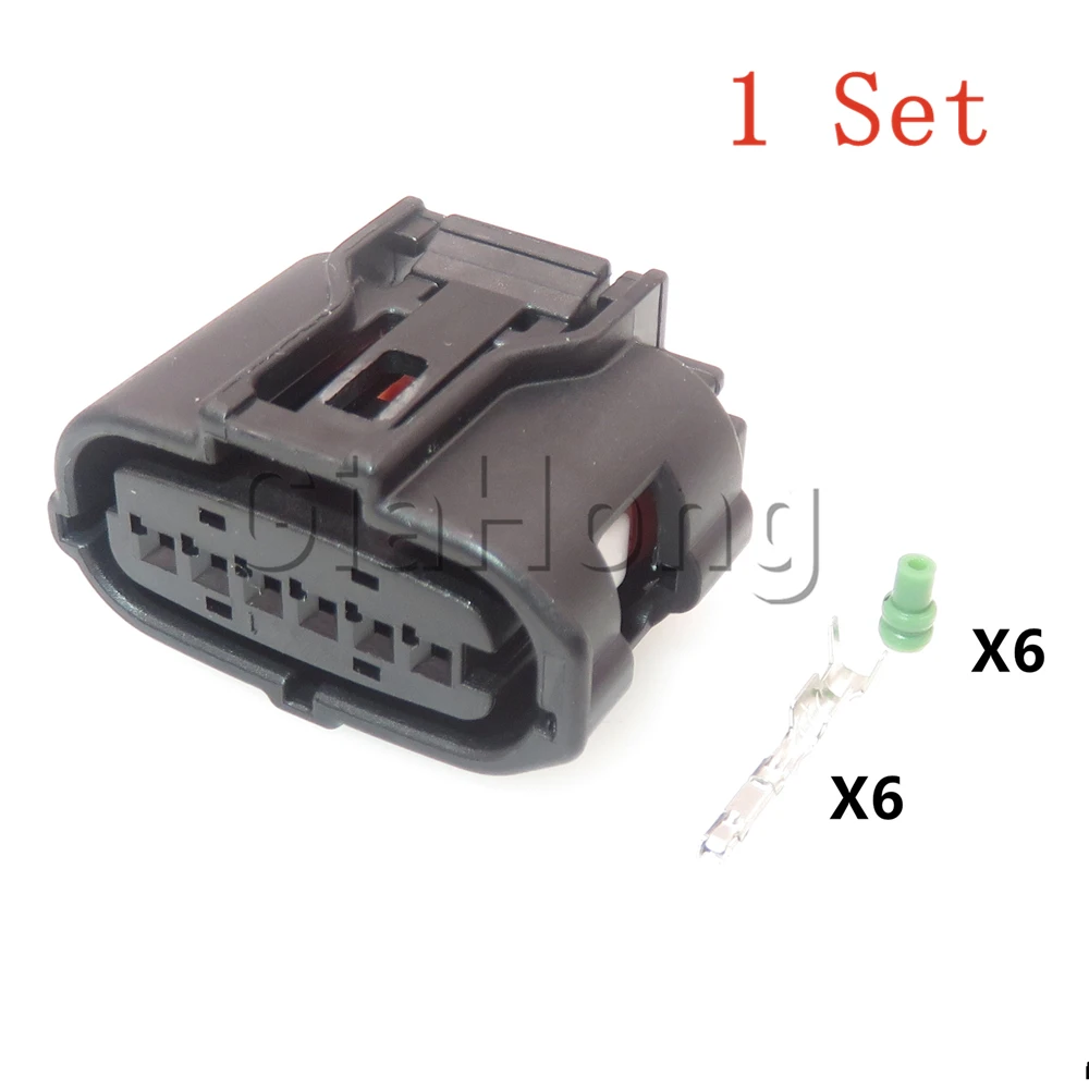 

1 компл. 6 способов стартера части 90980-12303 6189-1083 Автомобильная педаль акселератора Проводные кабельные розетки автомобильный водонепроницаемый разъем для Toyota