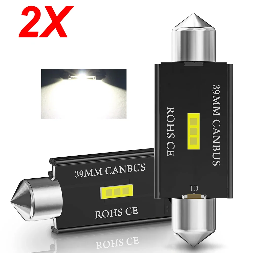 2x C5W LED CSP 1860 Сигнальная лампа Canbus Лампа 31 мм 36 39 41 Фестонный светильник C10W