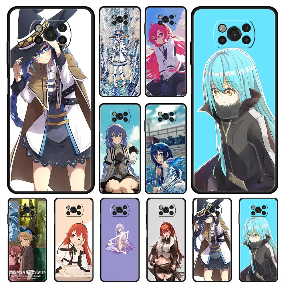 

Cover Case for Xiaomi 11 11T 10 10T 9 9T Lite Note 10 Poco X3 NEC X4 M3 M4 F2 F3 Pro 5G Soft Back Phone Fashion Mushoku Tensei