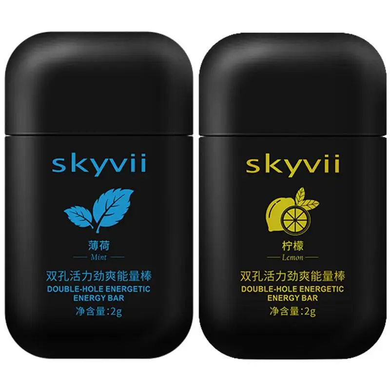 Освежающий энергетический ингалятор с двумя отверстиями