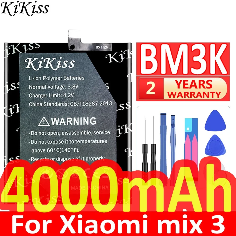 Аккумулятор KiKiss BM3K BM51 BM50 BM49 для Xiaomi mi Mix 3/Mix3/Max 3/Max3/Max 2/Max2/Max 1/Max1 батареи аккумулятор