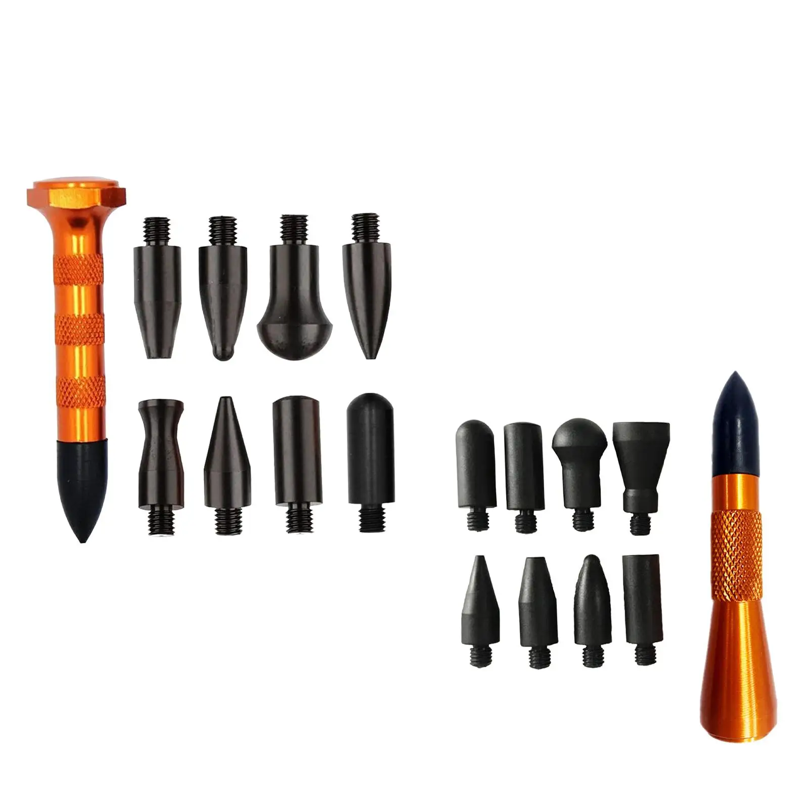 

Paintless Dents Repair Set with 9Pcs Tips Repair Pen Hand Tool tap down pen tools Door Dings Small Hail dents Removal