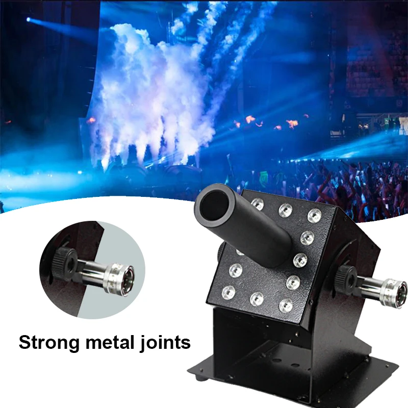 

Igracelite Angle Adjustable Nightclub DJ Cannon Led Co2 Jet Machine Spraying DMX512 Control Disco Show Club Stage Party