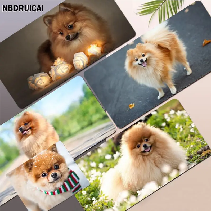 

Симпатичные померанские собаки простой дизайн Индивидуальный размер для клавиатуры коврик для мыши для подарка парню