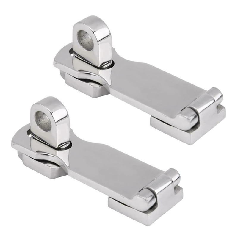 

2X Stainless Steel Flush Door Hatch Compartment Folding Bending Hinge Casting For Boat Marine Boat Accessories Marine