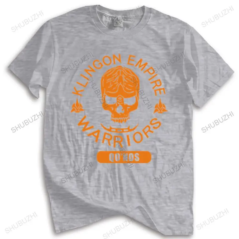 Hot sale men brand t shirt summer cotton tshirt Klingon Empire Warrioes QoNos drop shipping