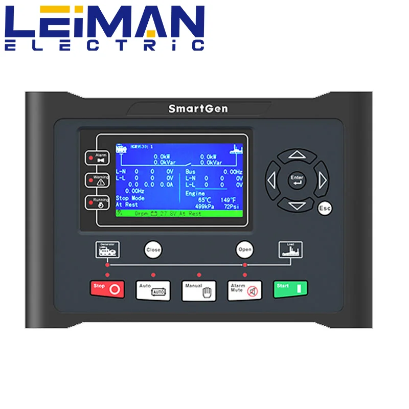 Панель управления для дизельного генератора SmartGen HGM9530 с ЖК-дисплеем 4 3 дюйма