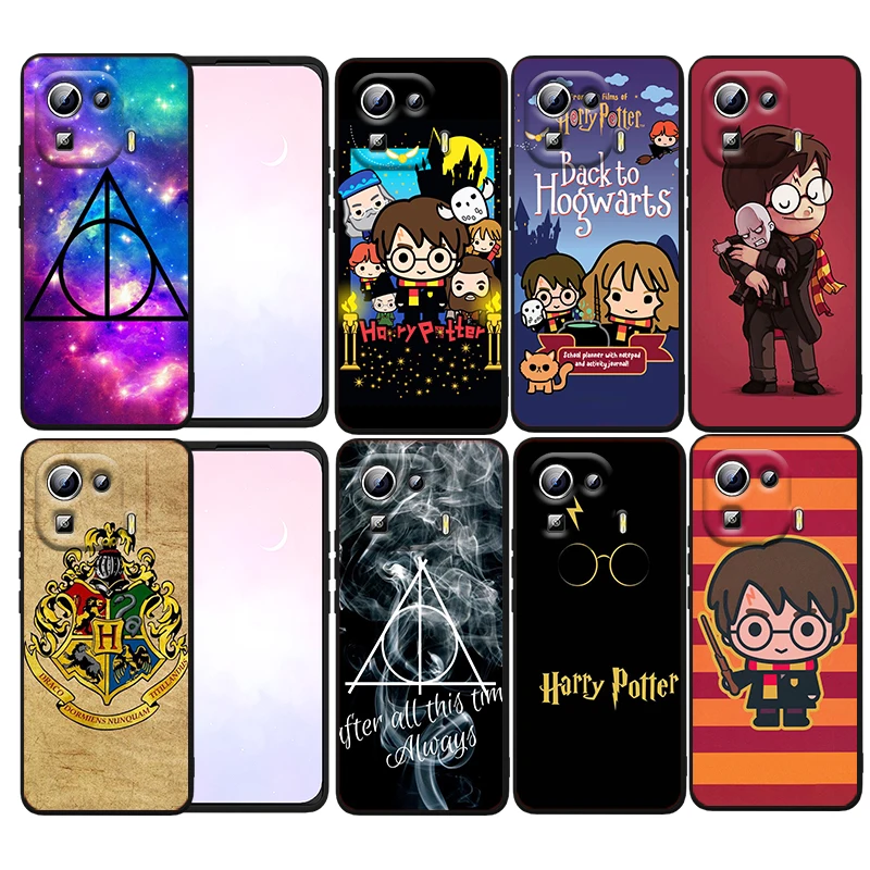

Cute Potters Wand Harries Art Phone Case For Xiaomi Mi 12T 12S 12X 12 11 11T 11i 10T 10 9 Pro Lite Ultra 5G Funda Black Cover