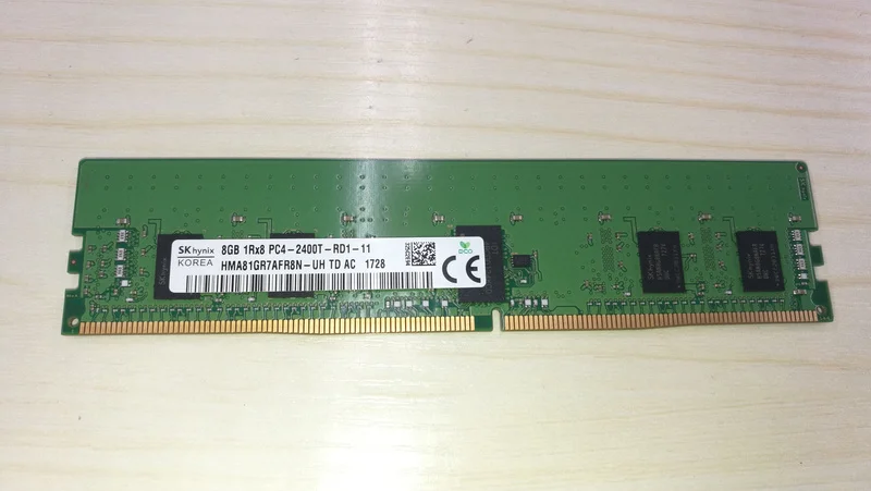 

RAM 8GB 1RX8 PC4-2400T-RD1-11Memory HMA81GR7AFR8N-UH