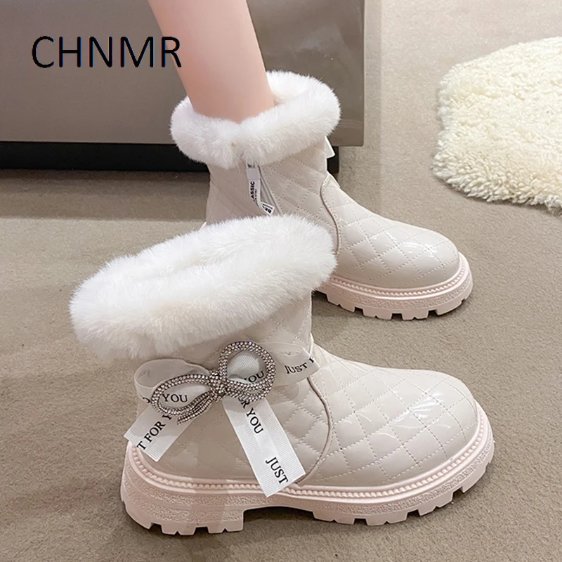 

Women's Boots Fleece To Keep Warm Thick Bottom Comfortable Wear-Resistant Non-slip Fashion Wild Popular Model Winter Main Push