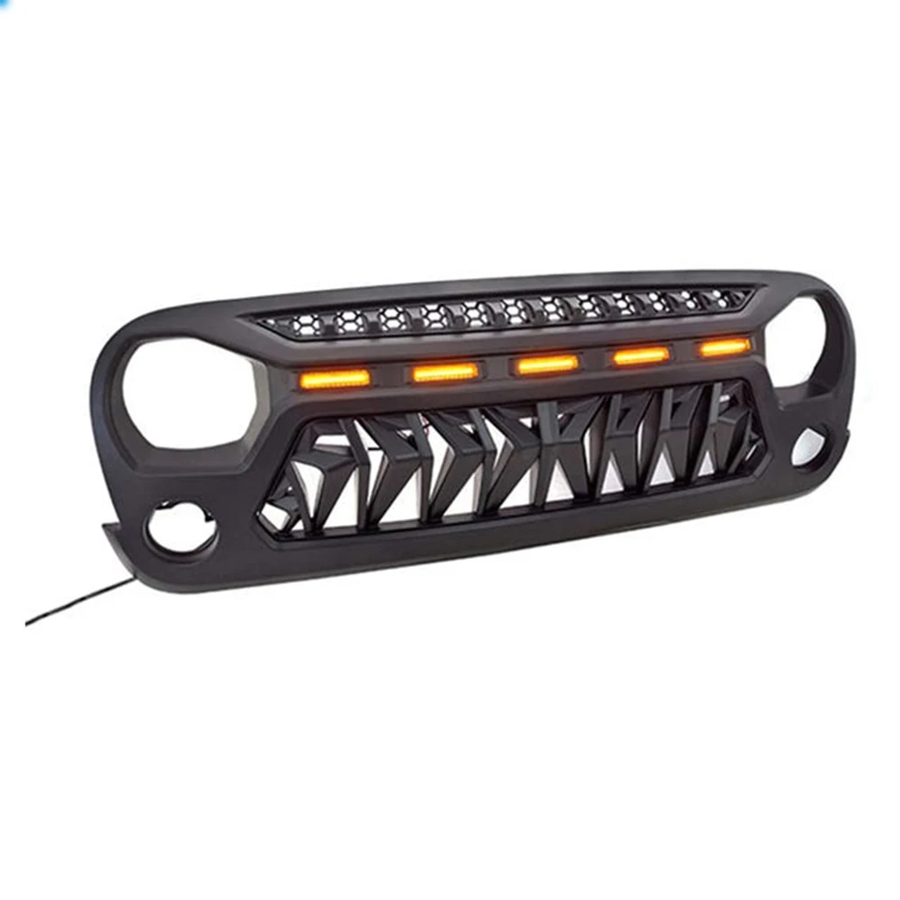 Для Jeep Wrangler JK 2007-2017 Сменные рыцарские грили Автомобильная гоночная решетка