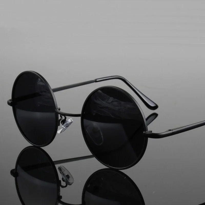 

Men's And Women's Polarized Luxury Retro Round Crown Prince's Glasses Fashionable Round Day And Night Driving Sunglasses