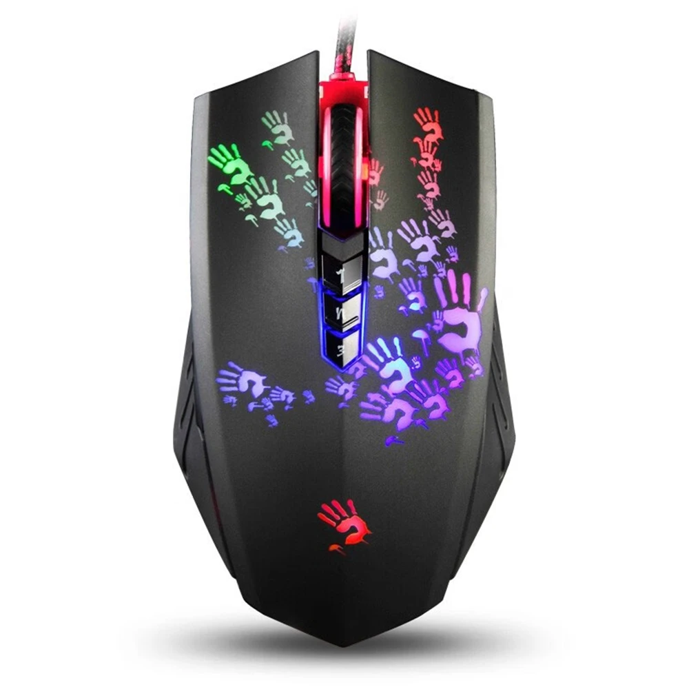 

Gaming mouse A60 Right-handed Optical 8 Button Wired Mouse for Bloody