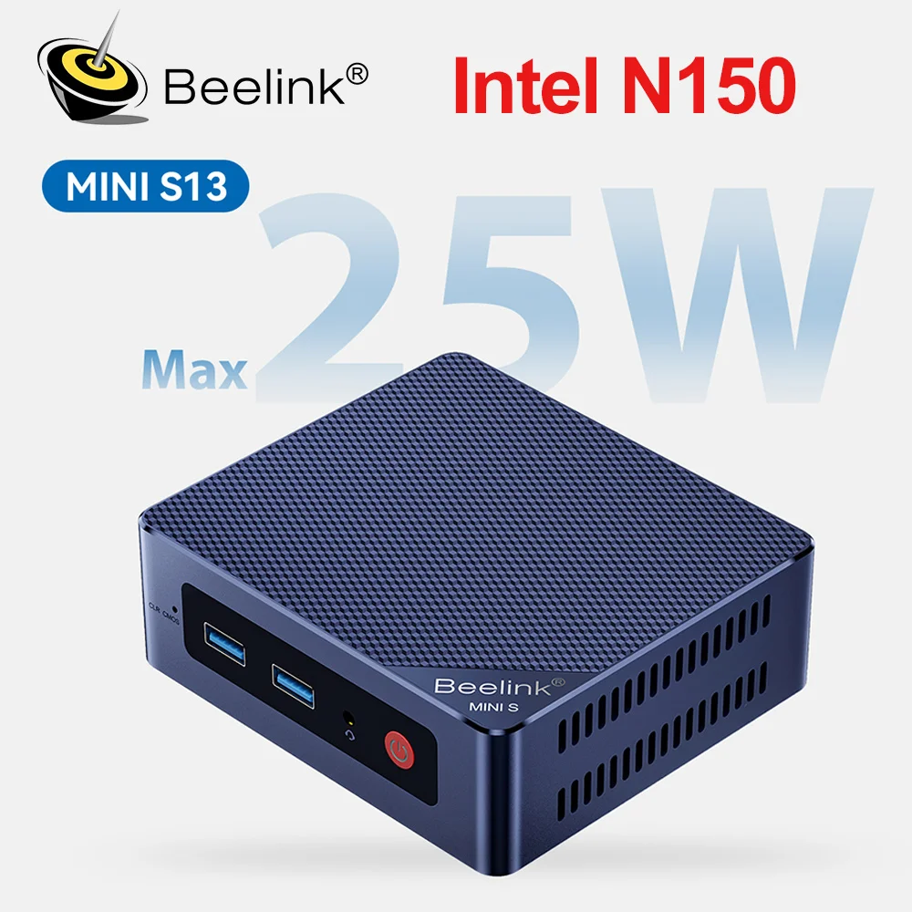 Мини-ПК Beelink Mini S13 процессор Intel Twin Lake-N150 Mini PC 16G ...