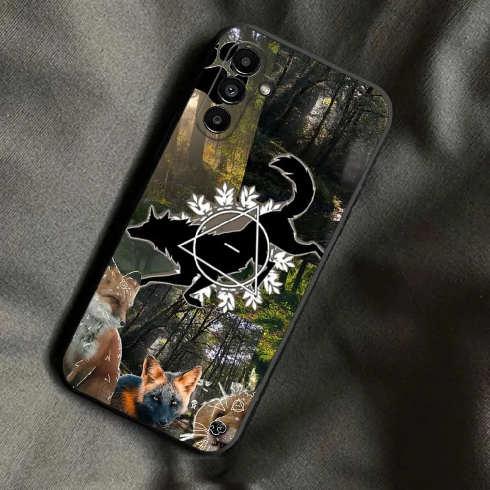 Creative Therian Symbol Phone Case For Samsung Galaxy A13 A21s A22 A31 A32 A52 A53 A71 A80 A91 Soft Black Cover