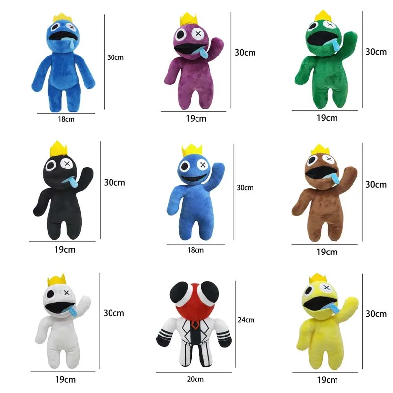 

2022 Rainbow Friends Plush Toy Cartoon Game Character Doll Kawaii Blue Monster Soft Stuffed Dolls Fans Christmas Gift