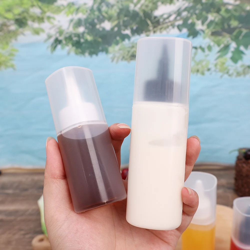 Портативные бутылки для соуса со шкалой