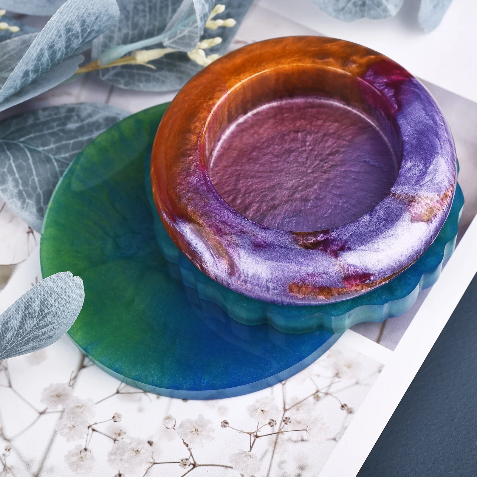 Силиконовый распределительный стаканчик тонизирующий для рукоделия Раздельный