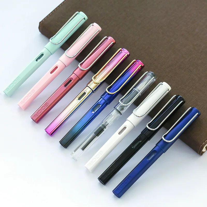 

Pen Pose Student Third Grade Primary School Student Ink Bag Replaceable Calligraphy Practice Hard Pen Ink Pure Blue Erasable