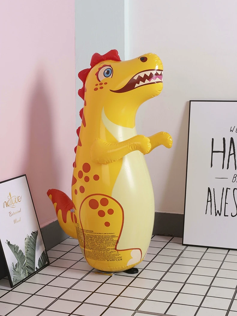 

Fitness children dinosaur tumbler children exercise inflatable boxing column Penguin baby sandbag pvc toys