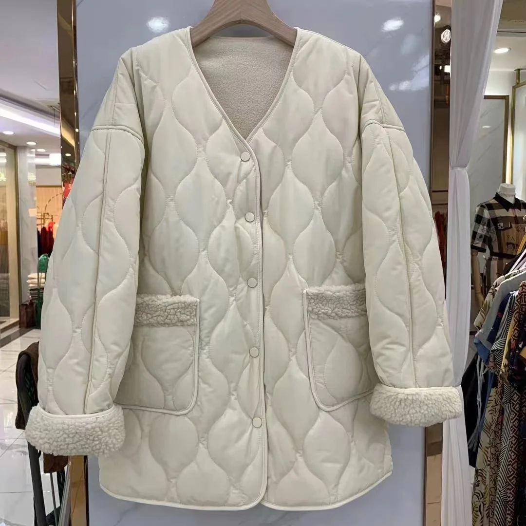 Winter Jacket Women Fashion Outwear Casual Jackets Solid TopsAll-MatchSimple Fresh Stylish Warm Women Coat Loose Thicken Coats